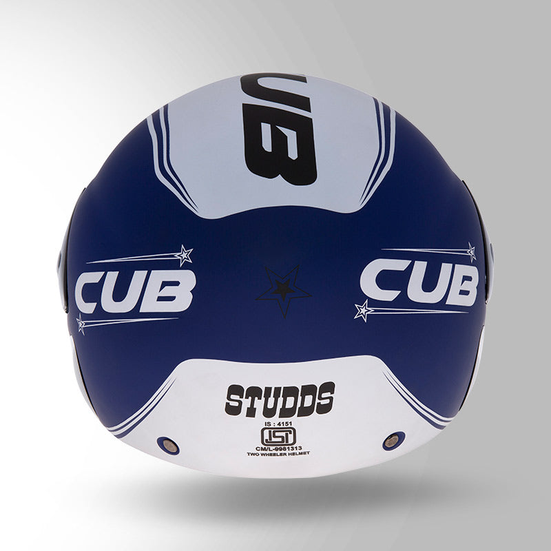 CUB D4 DECOR MATT BLUE & WHITE
