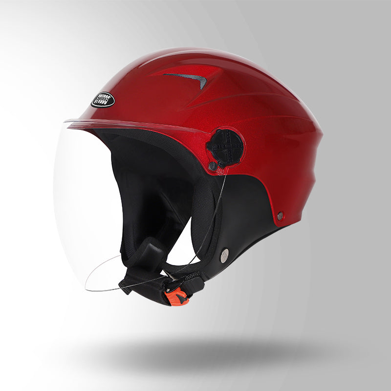 DAME BICYCLE HELMET CHERRY RED