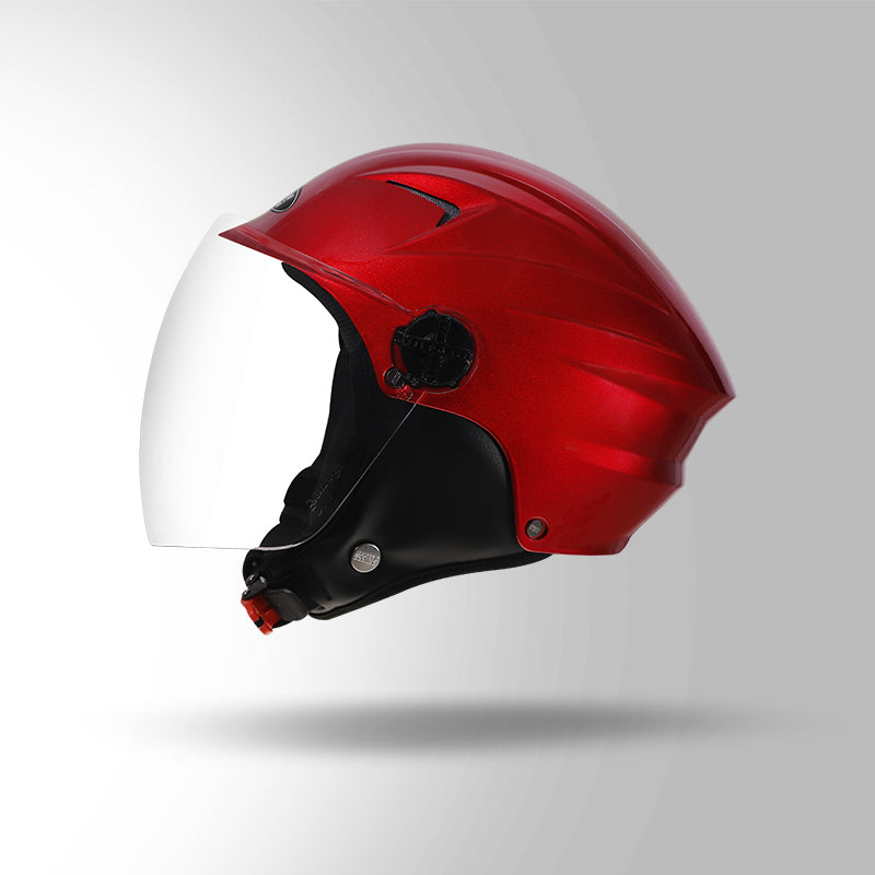 DAME BICYCLE HELMET CHERRY RED