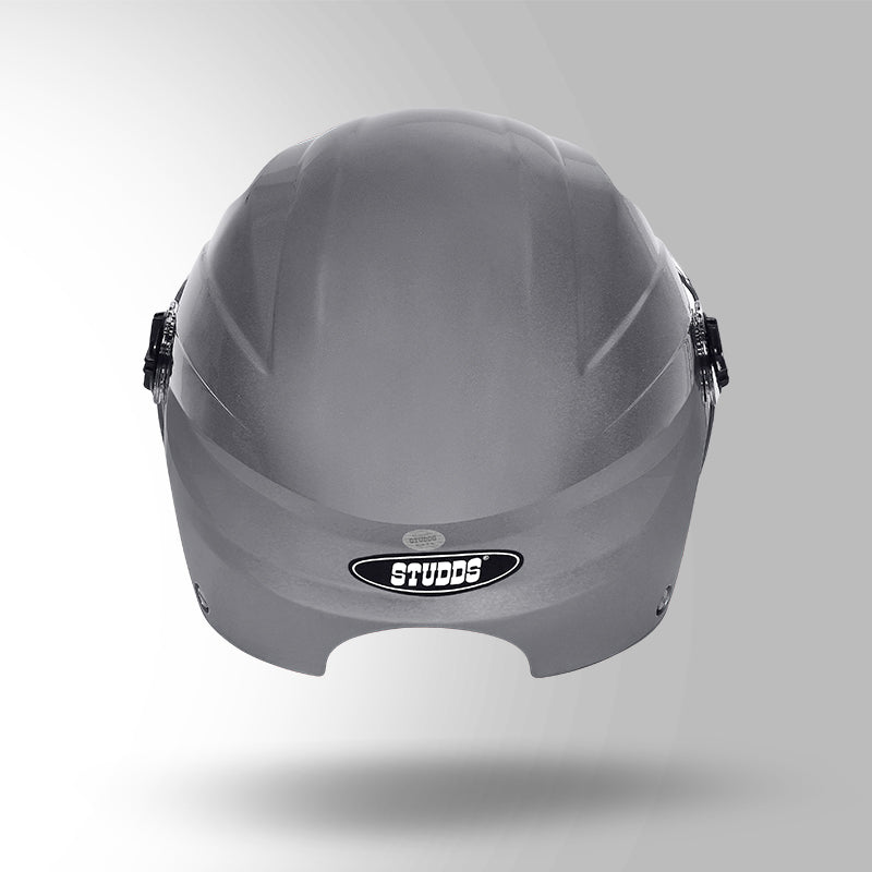 DAME BICYCLE HELMET SILVER GREY