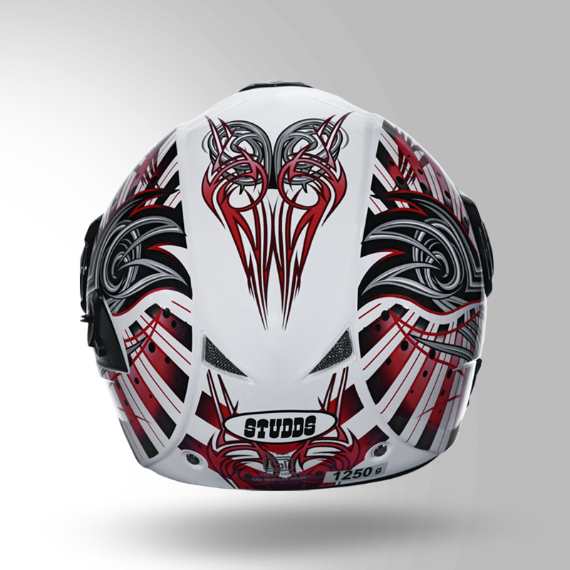 DOWNTOWN D1 DECOR WHITE & RED
