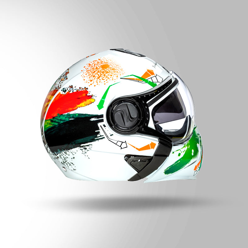 DOWNTOWN D2 DECOR WHITE & ORANGE
