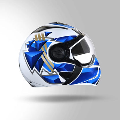 DOWNTOWN D3 DECOR WHITE & BLUE