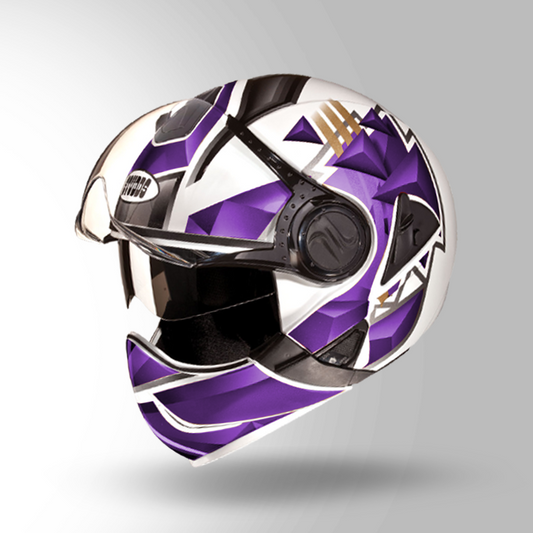 DOWNTOWN D3 DECOR WHITE & PURPLE