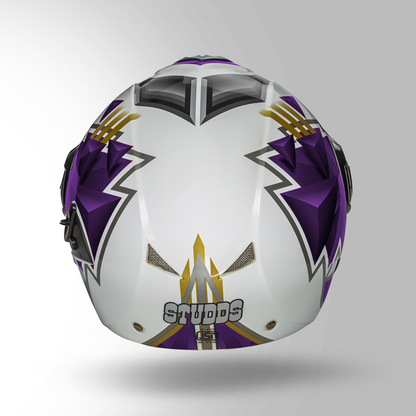 DOWNTOWN D3 DECOR WHITE & PURPLE