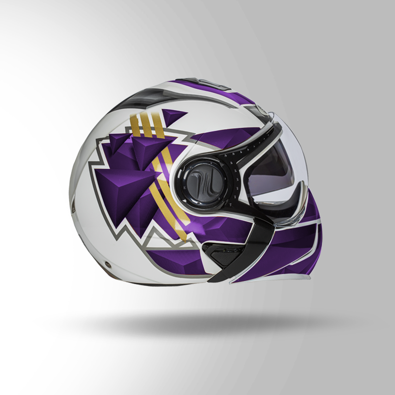DOWNTOWN D3 DECOR WHITE & PURPLE