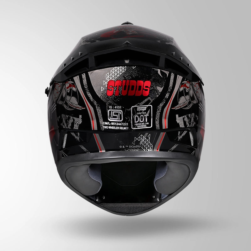 DRIFTER BATMAN EDITION BLACK / RED & GREY WITH METALLIC FOIL