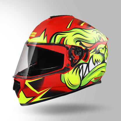 DRIFTER D1 DECOR MATT RED & YELLOW