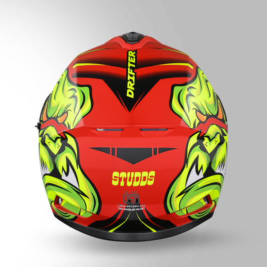 DRIFTER D1 DECOR MATT RED & YELLOW