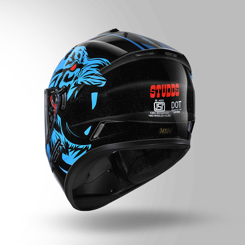DRIFTER D2 LEOPARD DECOR BLACK & BLUE