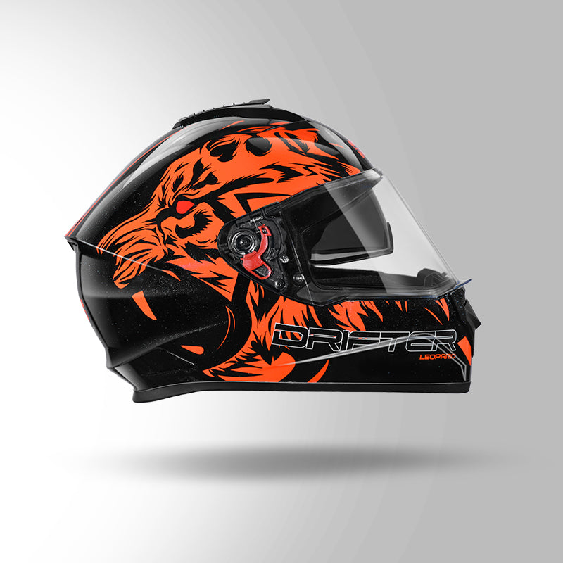 DRIFTER D2 LEOPARD DECOR BLACK & ORANGE