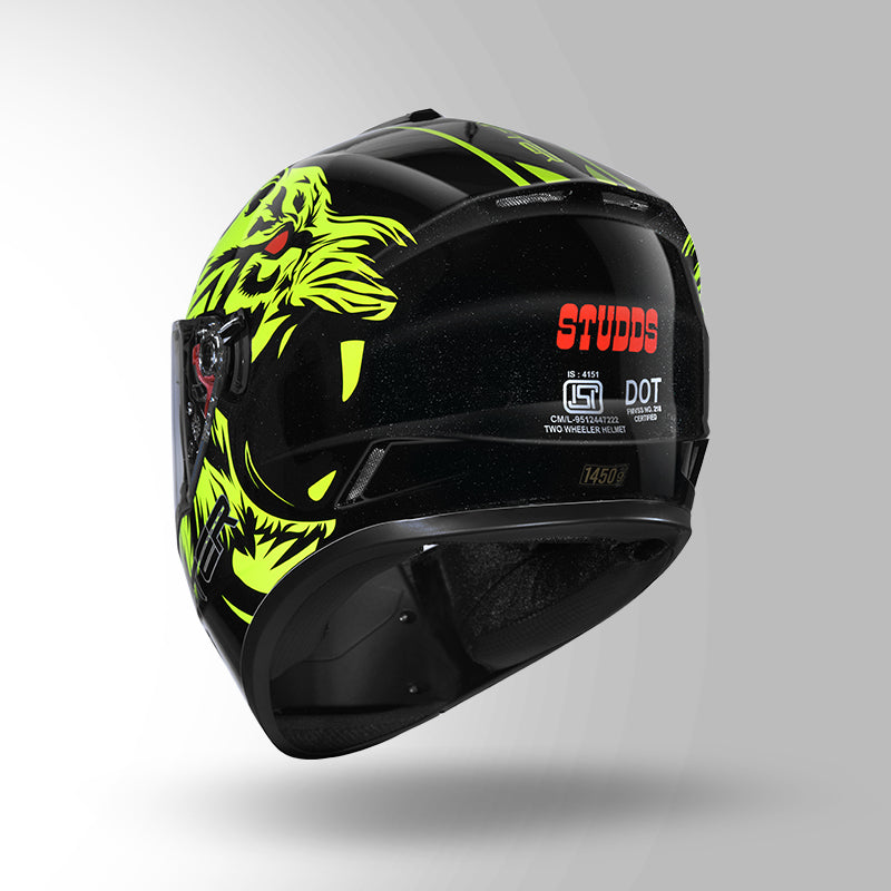 DRIFTER D2 LEOPARD DECOR BLACK & YELLOW