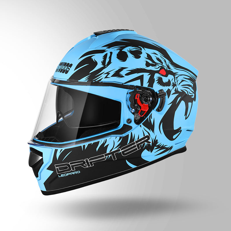 DRIFTER D2 LEOPARD DECOR BLUE & BLACK