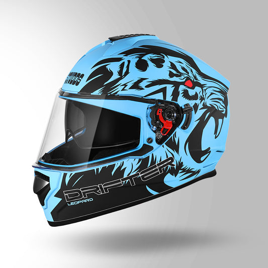 DRIFTER D2 LEOPARD DECOR BLUE & BLACK