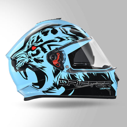 DRIFTER D2 LEOPARD DECOR BLUE & BLACK