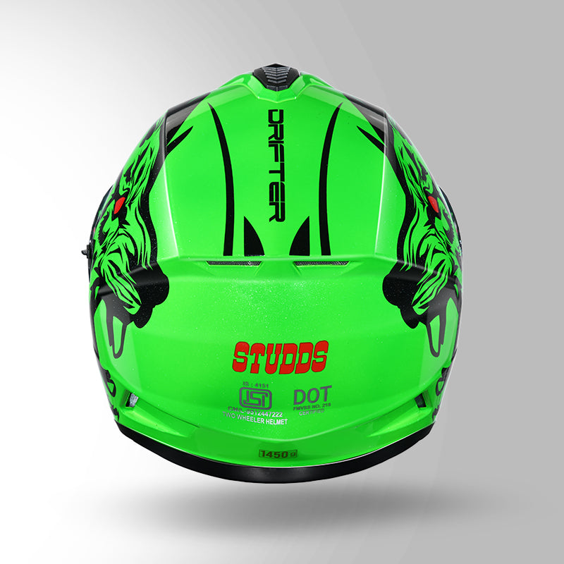 DRIFTER D2 LEOPARD DECOR GREEN & BLACK