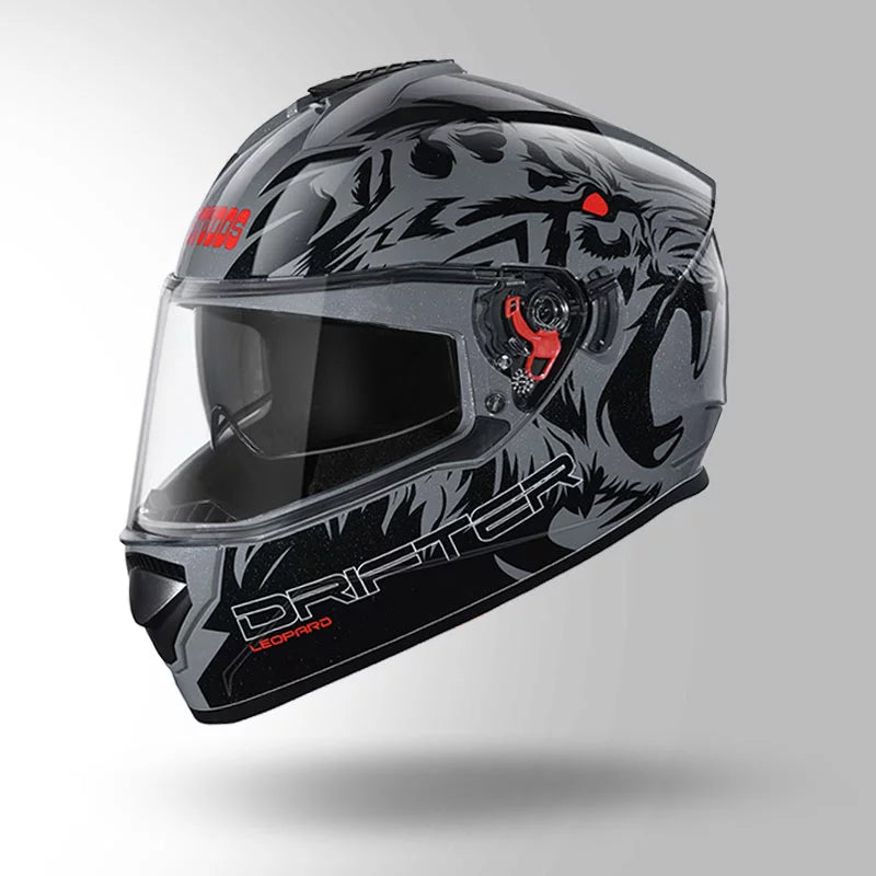 DRIFTER D2 LEOPARD DECOR GREY & BLACK
