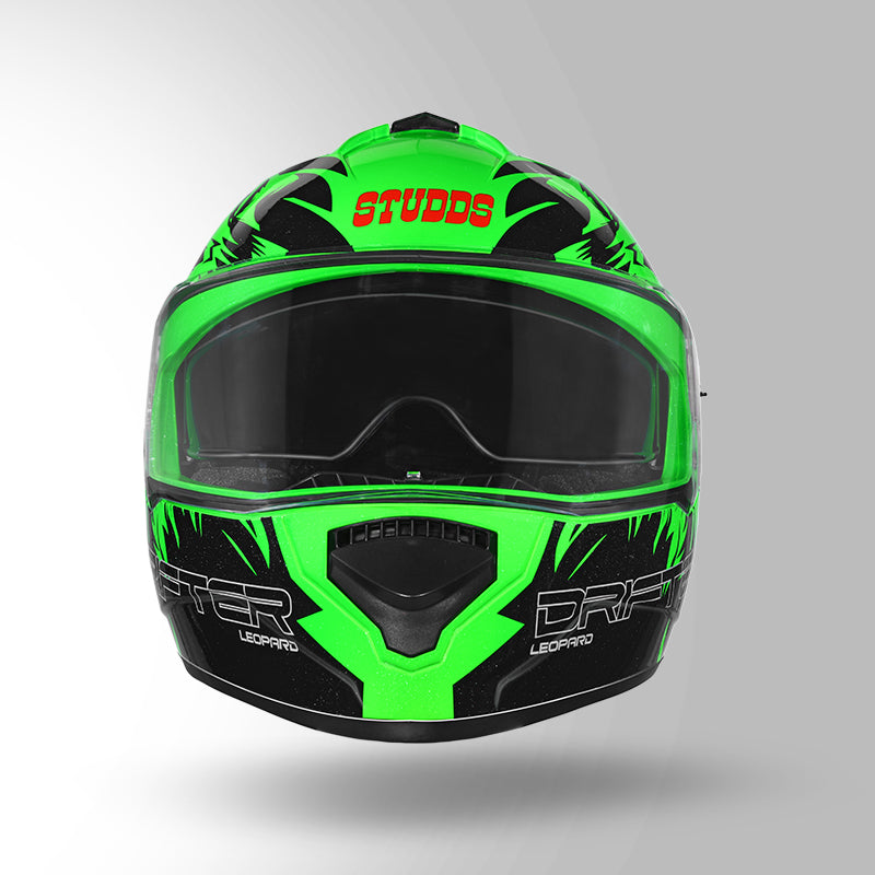 DRIFTER D2 LEOPARD DECOR MATT GREEN & BLACK