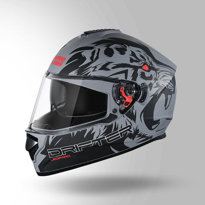 DRIFTER D2 LEOPARD DECOR MATT GREY & BLACK