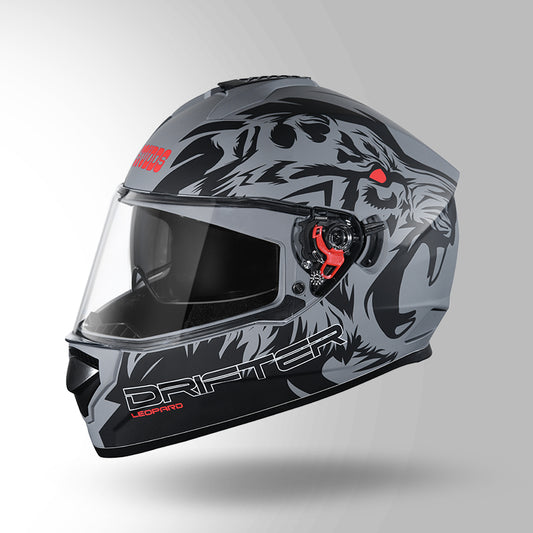 DRIFTER D2 LEOPARD DECOR MATT GREY & BLACK