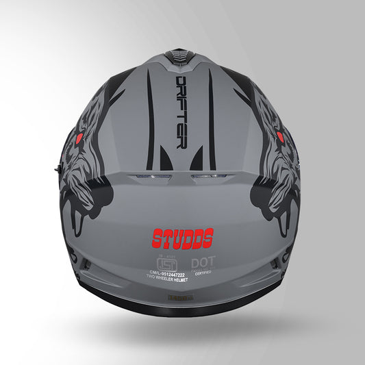 DRIFTER D2 LEOPARD DECOR MATT GREY & BLACK