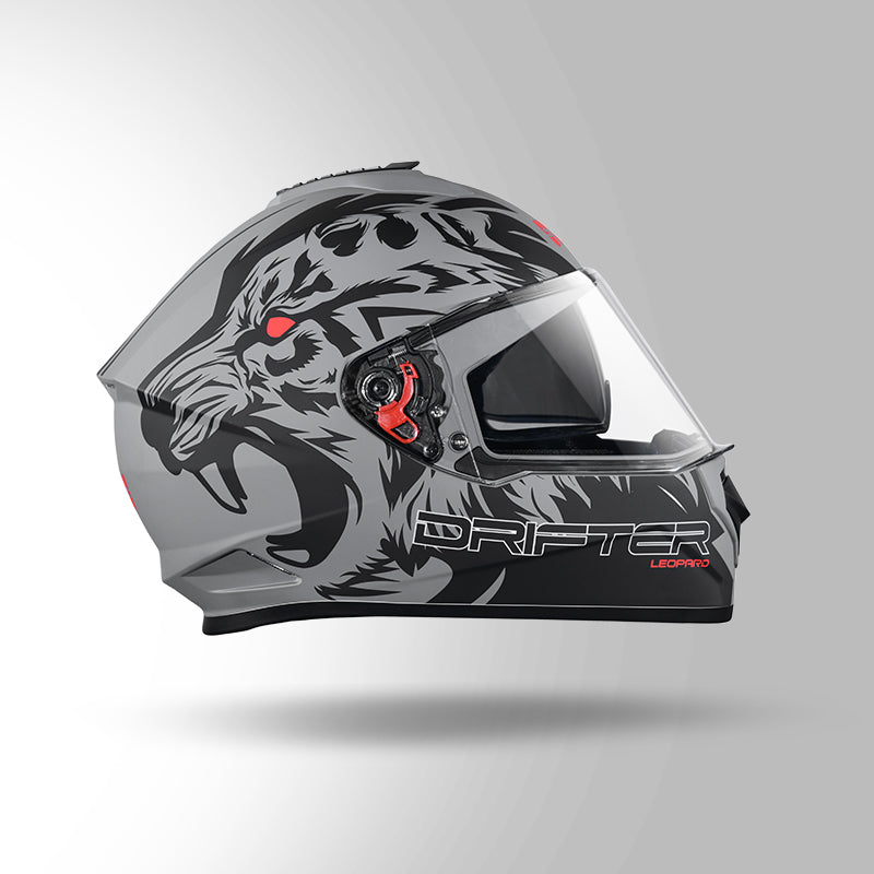 DRIFTER D2 LEOPARD DECOR MATT GREY & BLACK