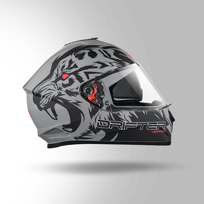 DRIFTER D2 LEOPARD DECOR MATT GREY & BLACK