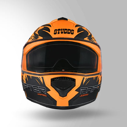 DRIFTER D2 LEOPARD DECOR MATT ORANGE & BLACK