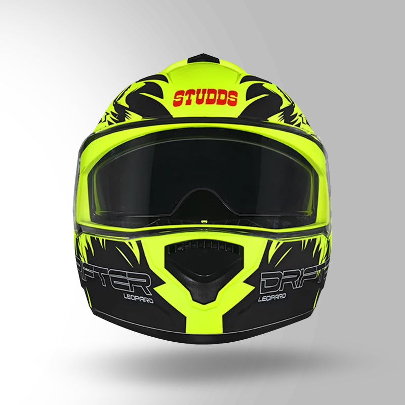 DRIFTER D2 LEOPARD DECOR MATT YELLOW & BLACK