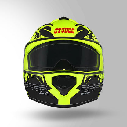 DRIFTER D2 LEOPARD DECOR MATT YELLOW & BLACK