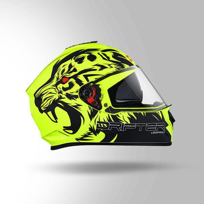 DRIFTER D2 LEOPARD DECOR MATT YELLOW & BLACK