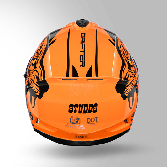 DRIFTER D2 LEOPARD DECOR ORANGE & BLACK