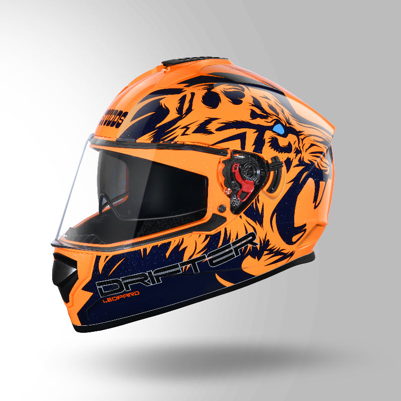 DRIFTER D2 LEOPARD DECOR ORANGE & BLUE