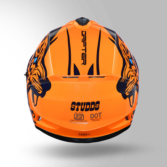 DRIFTER D2 LEOPARD DECOR ORANGE & BLUE