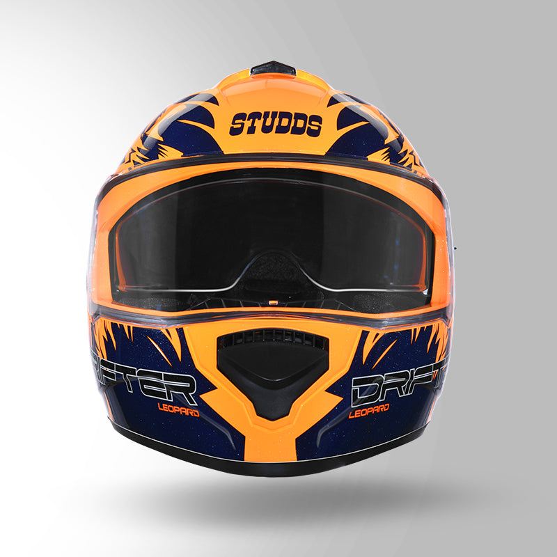 DRIFTER D2 LEOPARD DECOR ORANGE & BLUE
