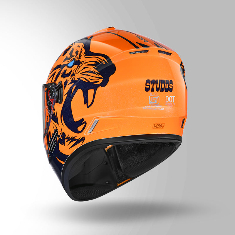 DRIFTER D2 LEOPARD DECOR ORANGE & BLUE