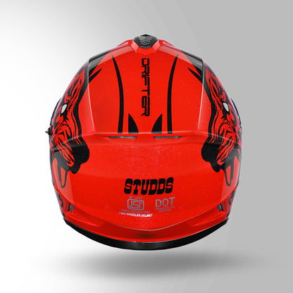 DRIFTER D2 LEOPARD DECOR RED & BLACK