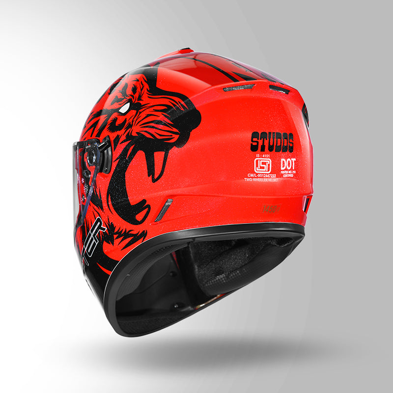 DRIFTER D2 LEOPARD DECOR RED & BLACK