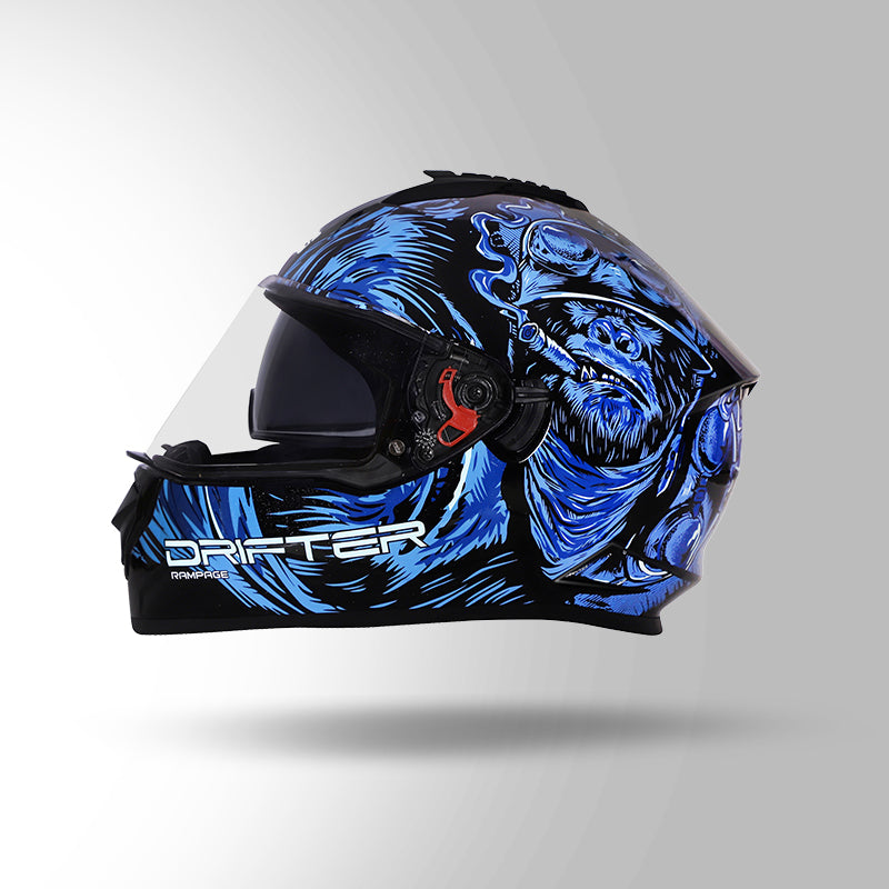 DRIFTER D3 RAMPAGE DECOR BLACK AND BLUE