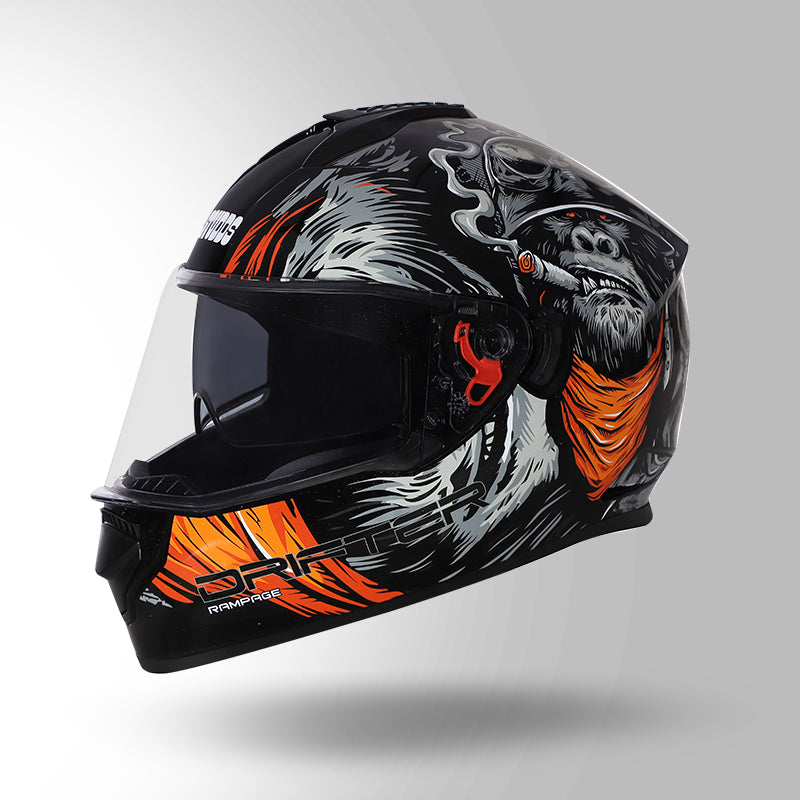 DRIFTER D3 RAMPAGE DECOR BLACK AND ORANGE