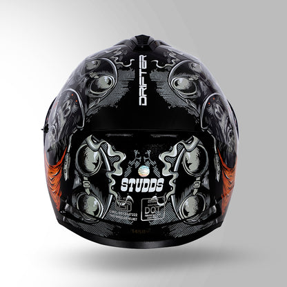 DRIFTER D3 RAMPAGE DECOR BLACK AND ORANGE
