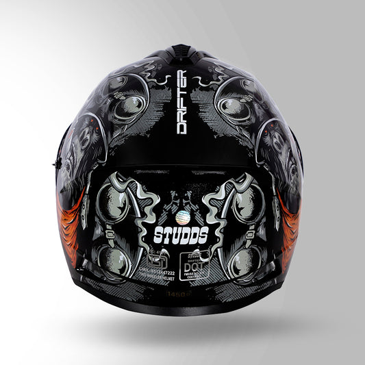DRIFTER D3 RAMPAGE DECOR BLACK AND ORANGE