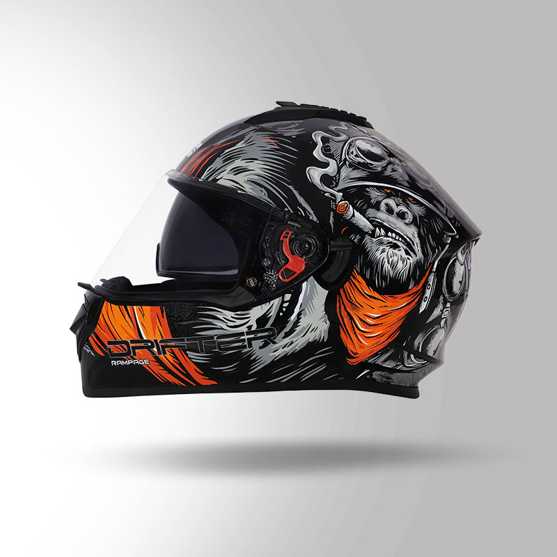 DRIFTER D3 RAMPAGE DECOR BLACK AND ORANGE