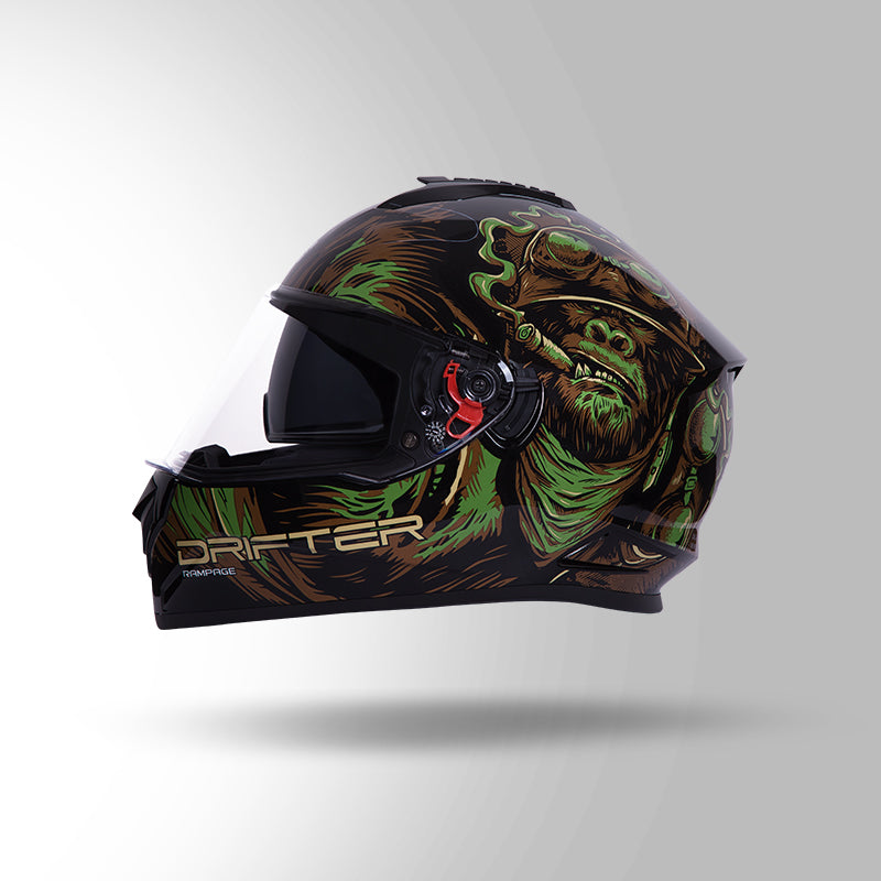 DRIFTER D3 RAMPAGE DECOR BLACK & GREEN