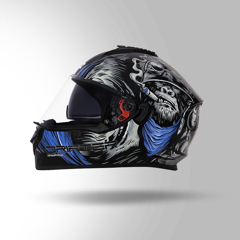 DRIFTER D3 RAMPAGE DECOR BLACK / GREY AND BLUE