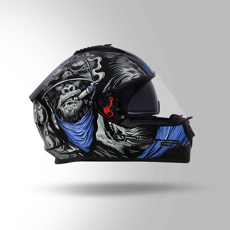 DRIFTER D3 RAMPAGE DECOR BLACK / GREY AND BLUE