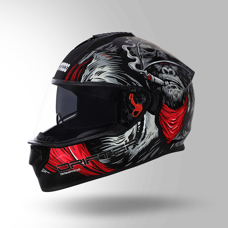 DRIFTER D3 RAMPAGE DECOR BLACK / GREY AND RED