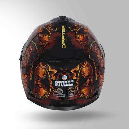 DRIFTER D3 RAMPAGE DECOR BLACK / RED AND ORANGE