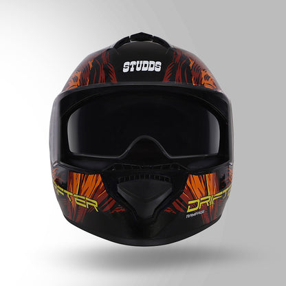 DRIFTER D3 RAMPAGE DECOR BLACK / RED AND ORANGE