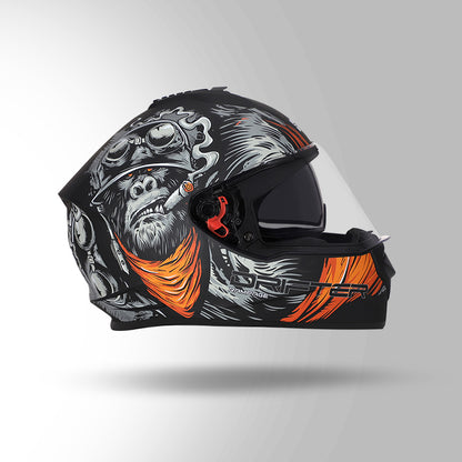 DRIFTER D3 RAMPAGE DECOR MATT BLACK AND ORANGE